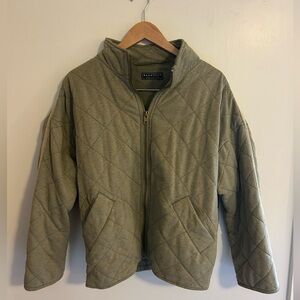 Army Green Quilted Jacket
